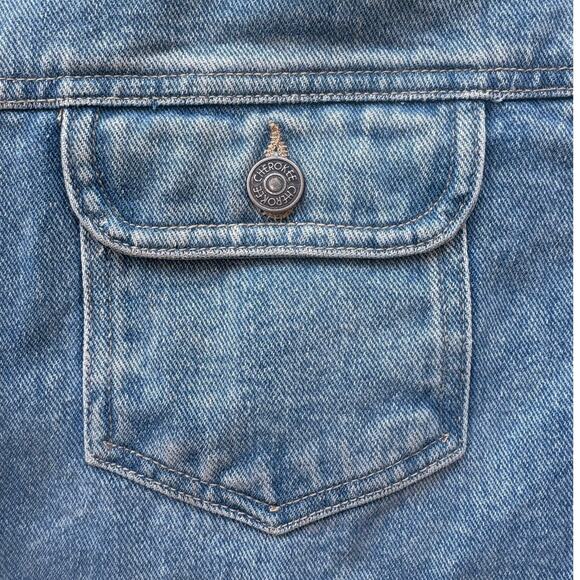 Vintage Cherokee Light Wash Denim Jacket Large - Picture 4 of 4